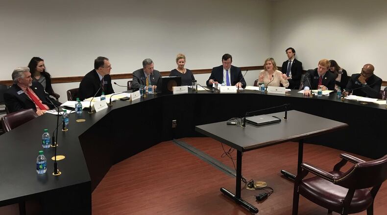 The Georgia Senate Judiciary Committee voted Tuesday to pass Senate Bill 375, which protects faith-based adoption agencies' ability to refuse to do business with same-sex couples. MARK NIESSE / MARK.NIESSE@AJC.COM