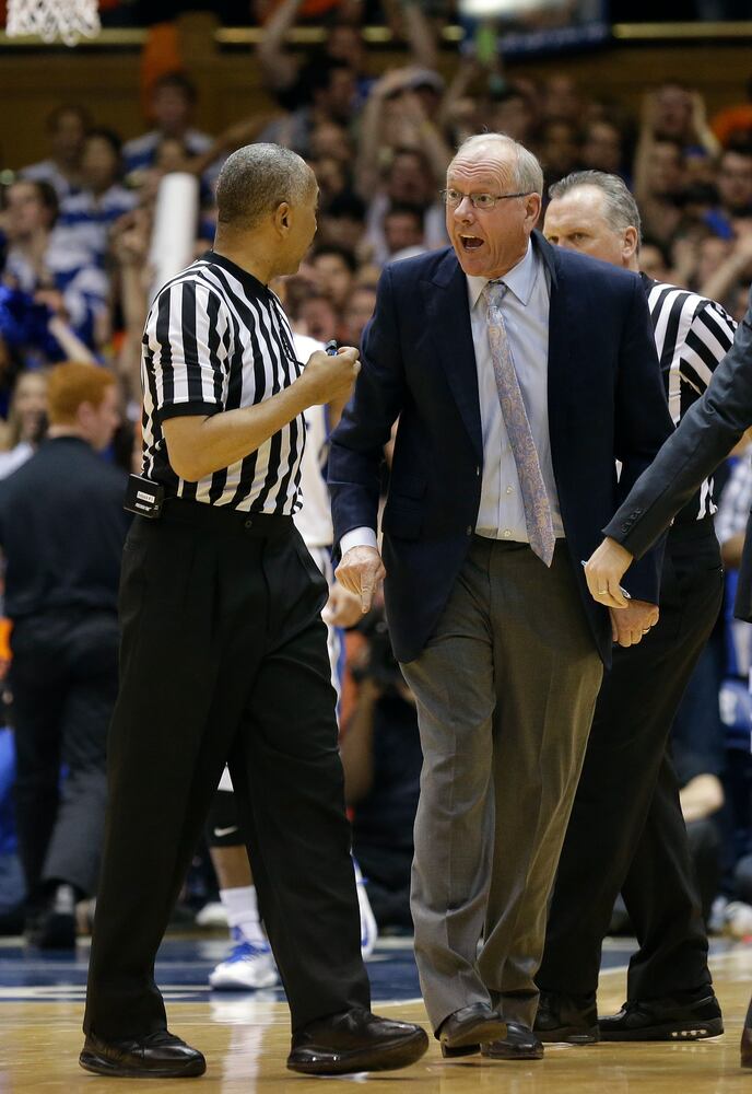 Syracuse coach ejected, Feb. 22, 2014