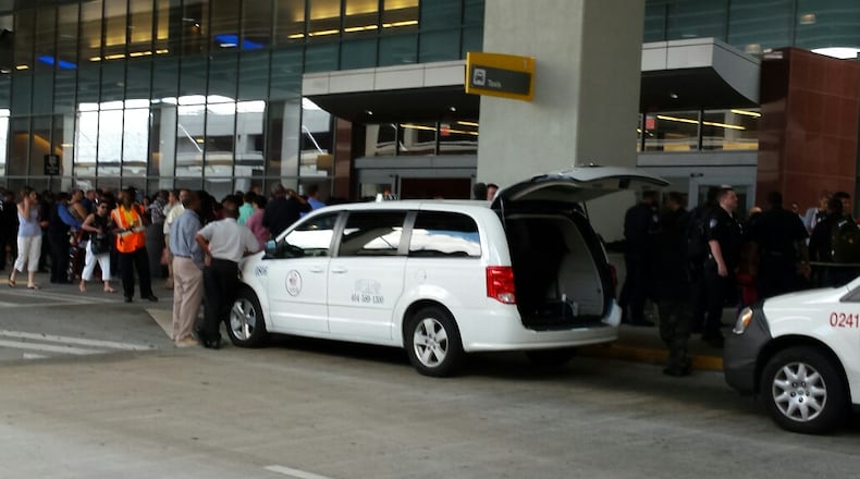 A portion of the international terminal was evacuated for about 30 minutes Tuesday afternoon at Hartsfield-Jackson International Airport. (Photo: Special)
