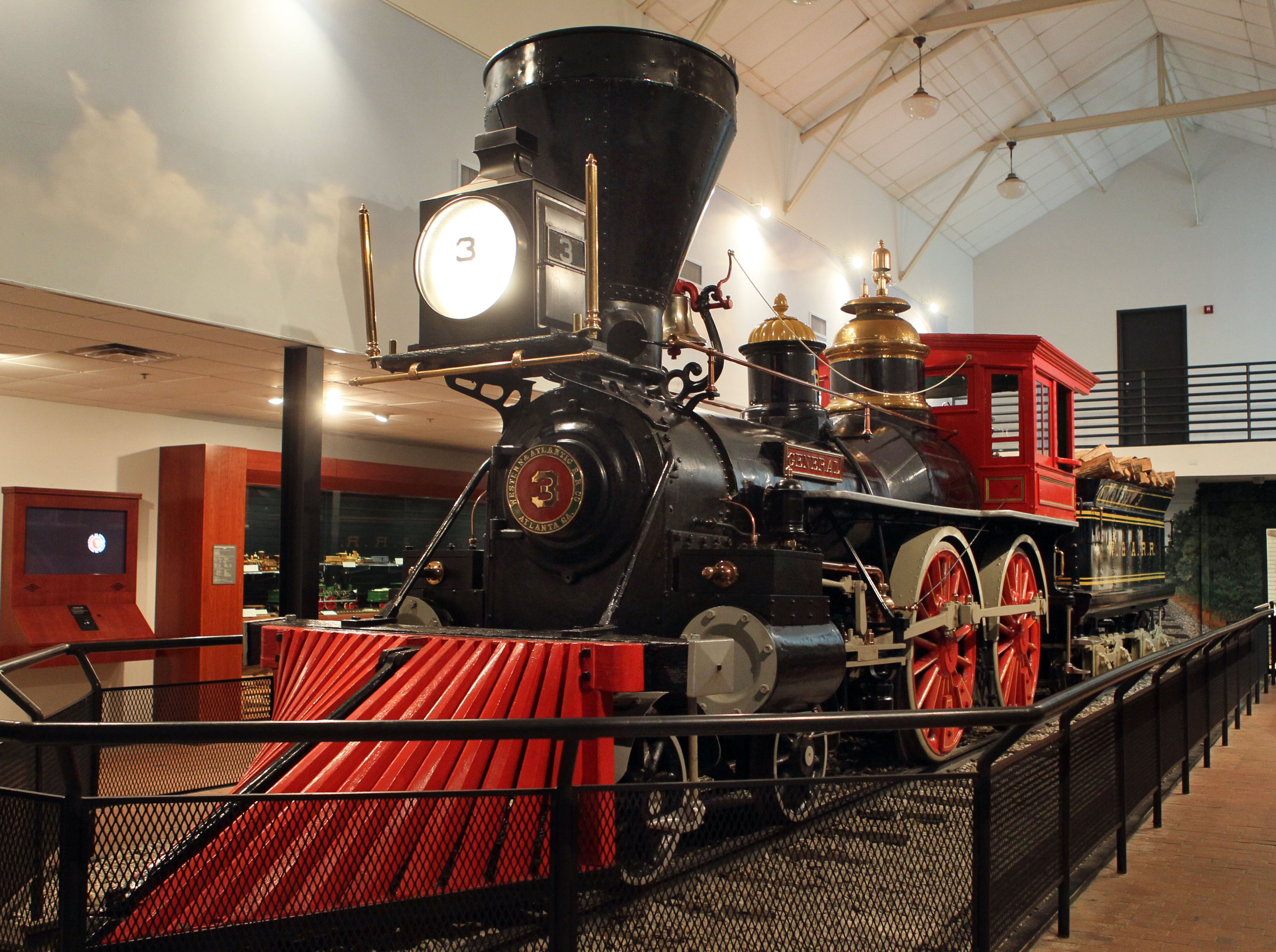 The General locomotive, the starring player in the Great Locomotive Chase, is housed at the Southern Museum of Civil War and Locomotive History in Kennesaw.