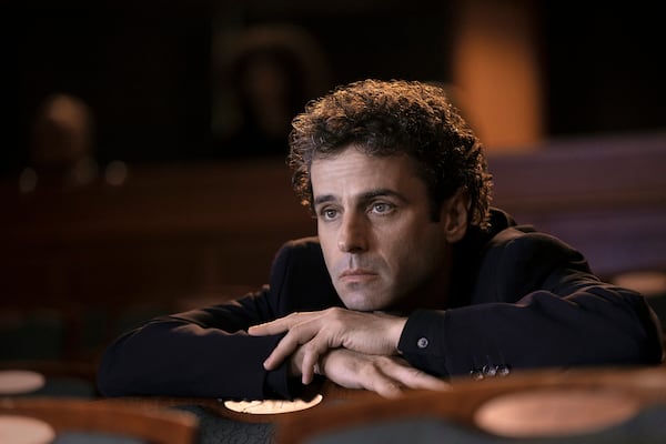This image released by Amazon MGM Studios shows Luke Kirby in a scene from "Etoile." (Philippe Antonello/Amazon MGM Studios via AP)