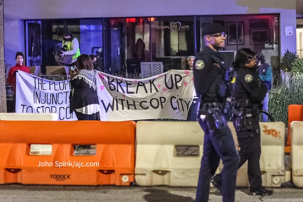 The construction of "Cop City" was heavily punctuated with protests and pushback from Atlanta citizens. 