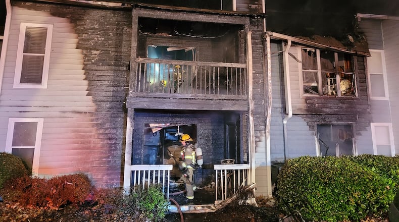 A cooking mishap started a fire that displaced 18 people at the Montrose Berkeley Lake Apartments in Duluth.