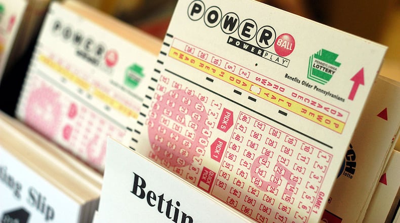 File photo of a lottery ticket