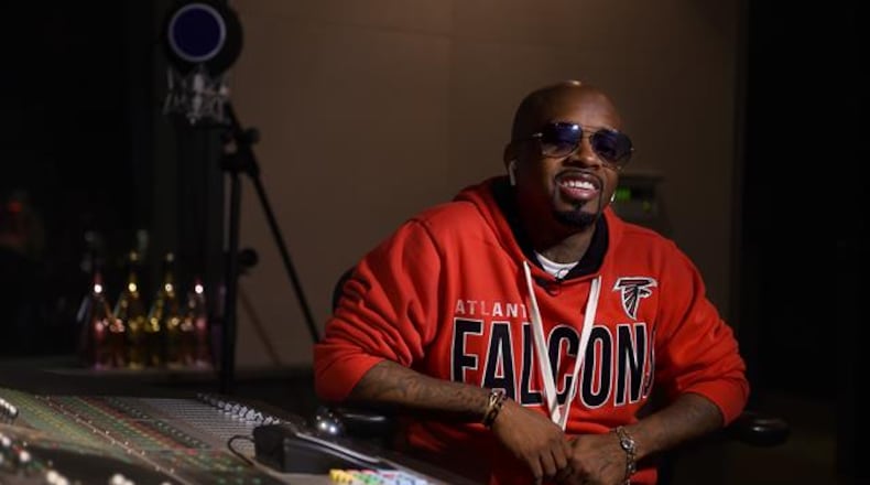 Music mogul Jermaine Dupri reflects on his career inside his Atlanta Southside Studios. Photo: RYON HORNE/RHORNE@AJC.COM