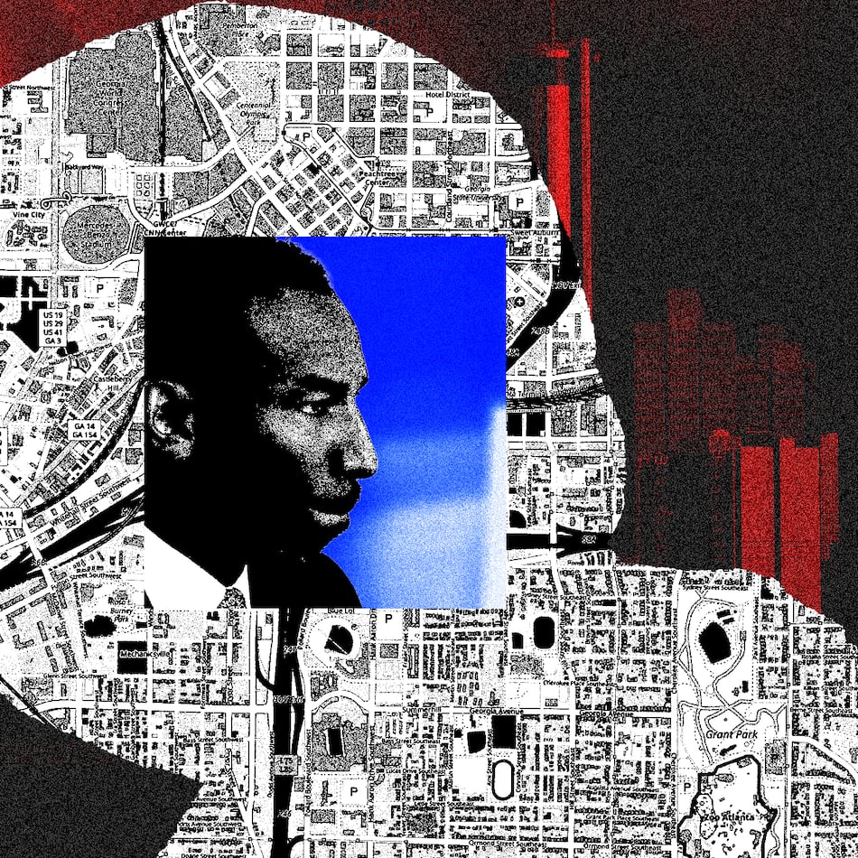 Donald Trump's administration deployed the military to Washington, D.C., in the name of fighting crime, and in an Aug. 11 news conference he mentioned the possibility of military being sent to other large American cities, all of which are led by Black, Democratic mayors. And while Atlanta wasn't included in Trump's list, the city fits that profile under Mayor Andre Dickens. (Photo Illustration: Philip Robibero / AJC | Source: Getty)