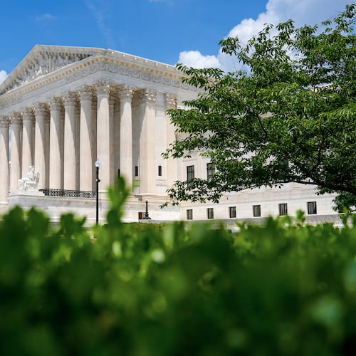 FILE - The U.S. Supreme Court is seen, June 11, 2026, in Washington. (AP Photo/Mariam Zuhaib, File)