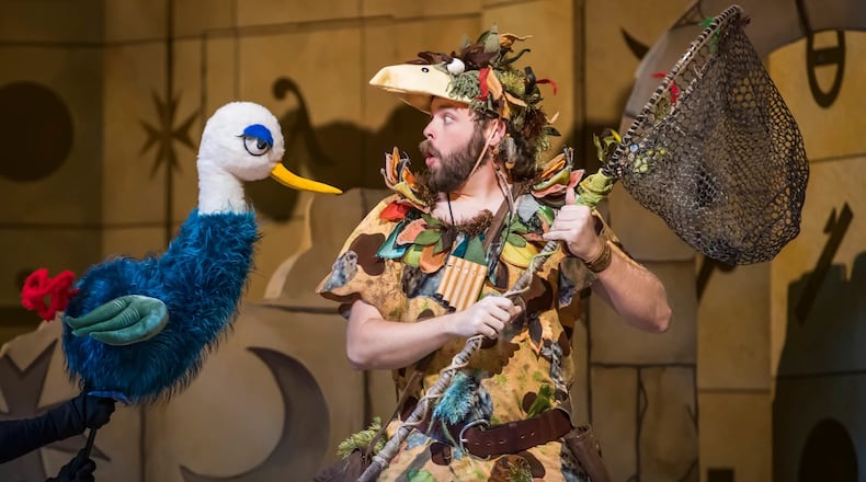 Luke Sutliff as Papageno in Atlanta Opera's "The Magic Flute."
