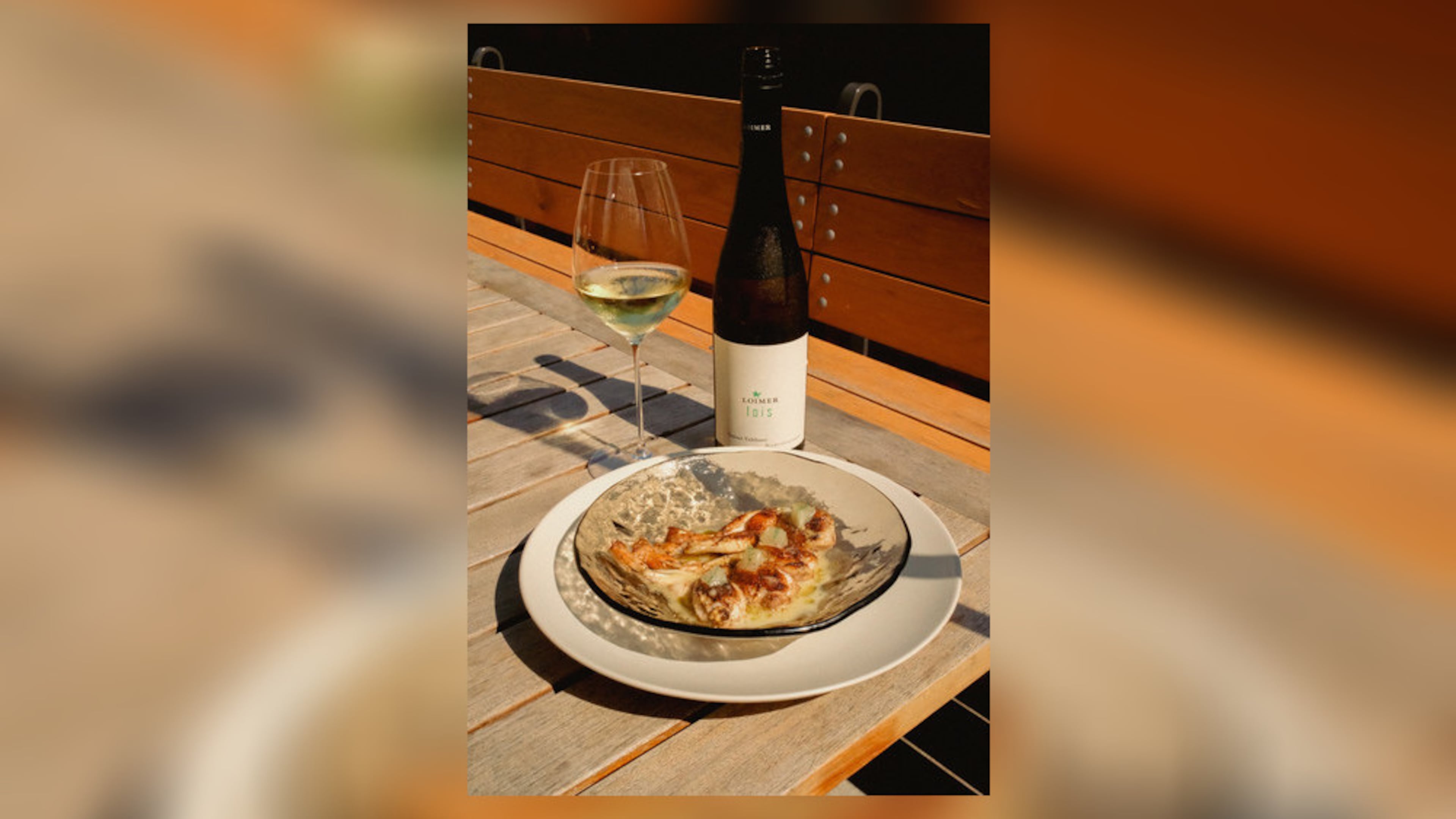 Sommelier Taurean Philpott pairs Gruner Veltliner with lemon pepper wet frog legs at Avize. (Credit: Ben Pham, courtesy of Avize)