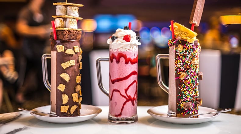 "Insane Milkshakes" from Sugar Factory.