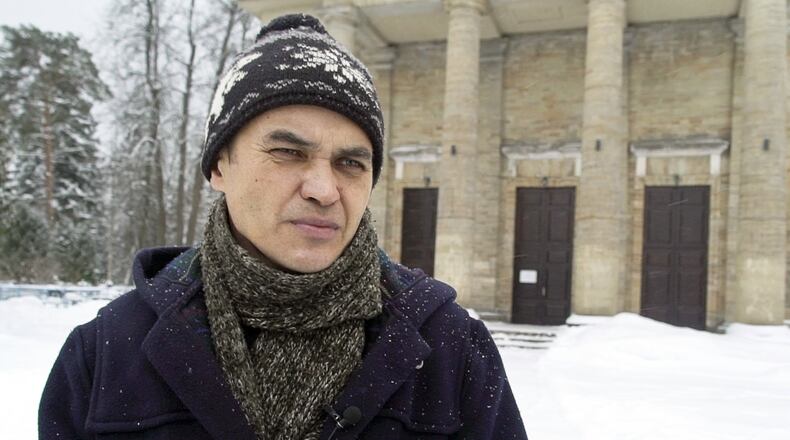 Marat Mindiyarov, a former internet troll, told journalists in Russia earlier this month that his experience at the Internet Research Agency led him to trust the recent indictment of the organization. He later was reportedly questioned by Russian police. (AP Photo/Mstyslav Chernov)