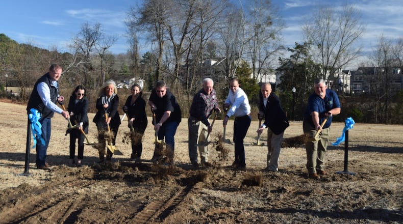 A new amphitheater and festival area are being built as the eighth phase of the Kennesaw Depot Park Master Plan in the city's downtown. (Courtesy of Kennesaw)