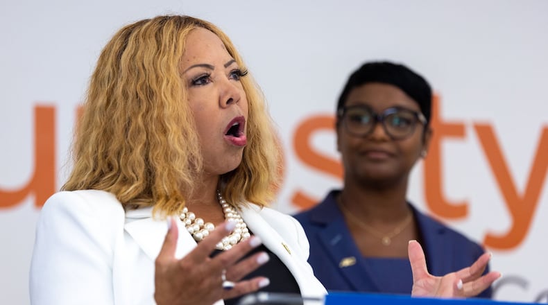 U.S. Rep. Lucy McBath, D-Ga., easily defeated two challengers in the Democratic primary in Georgia’s 6th Congressional District. (Arvin Temkar/The Atlanta Journal-Constitution/TNS)