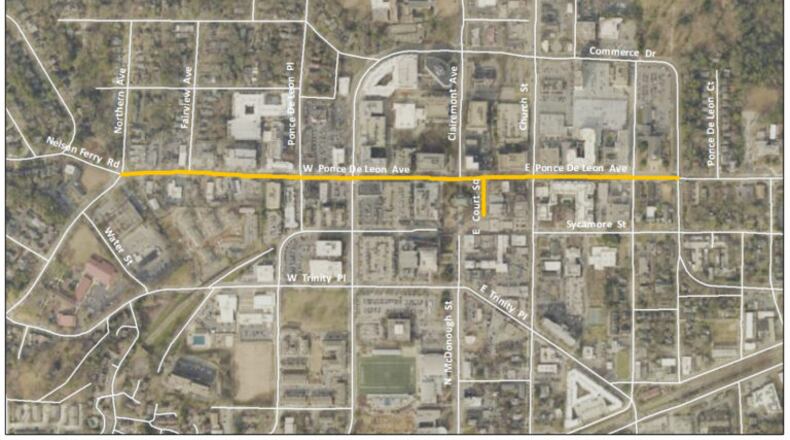 Decatur’s commission recently approved a project budget of $50,000 for Georgia Safe Sidewalks of Lawrenceville to repair sidewalks throughout the city.