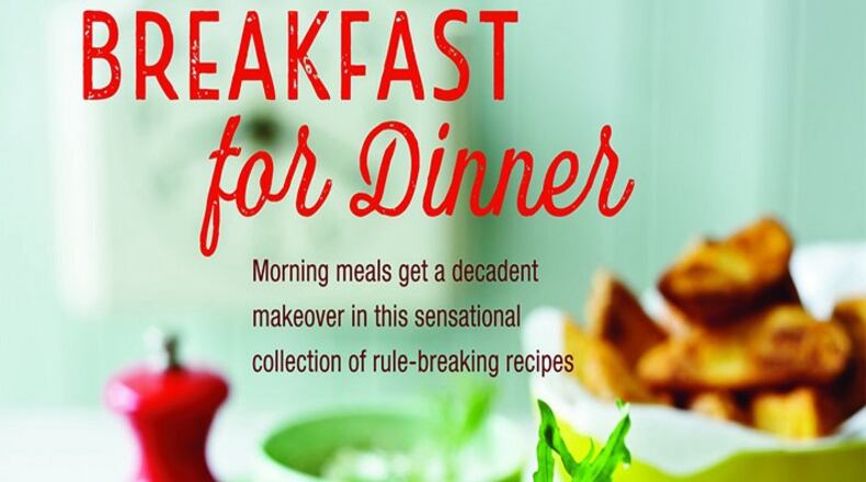In "Breakfast for Dinner," Carol Hilker starts with some of the essential elements of the morning meal, such as eggs, pancakes and maple syrup, and takes "them out of their comfort zone." (Photo courtesy Ryland Peters & Small/TNS)