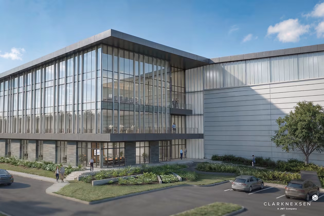 This is a rendering of a $125 million manufacturing facility that Unified Legacy said it will build in Macon. (Courtesy of Unified Legacy)