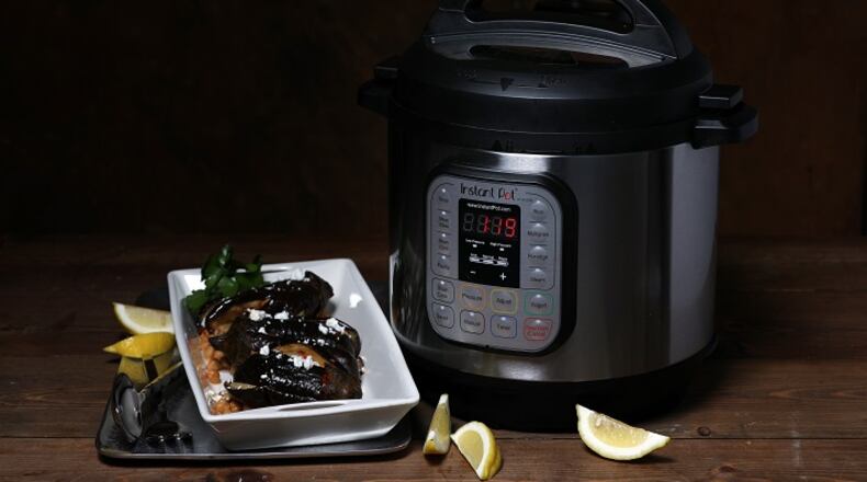 Instant Pot, a programmable pressure cooker, on Thursday, Sept. 21, 2017. (Terrence Antonio James/Chicago Tribune/TNS)