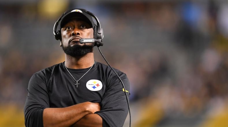 Pittsburgh Steelers head coach Mike Tomlin. File photo. (Photo by Joe Sargent/Getty Images)
