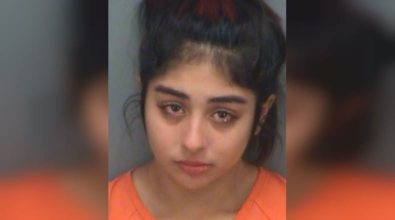 Paola Perez was arrested and charged with aggravated child abuse with great bodily harm, according to jail records.