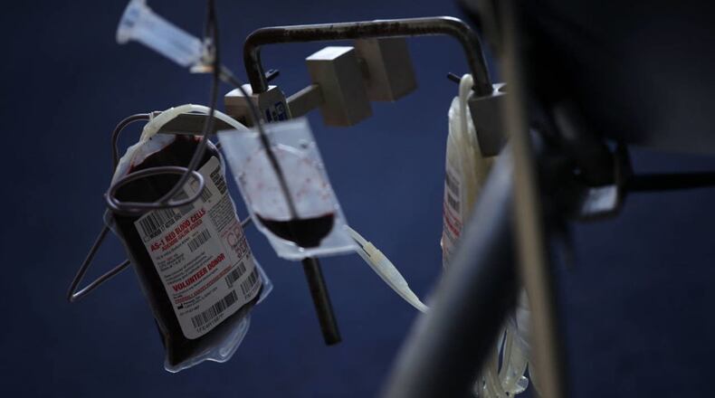 A South Florida man has saved hundreds of lives through his blood donations over the past 43 years.