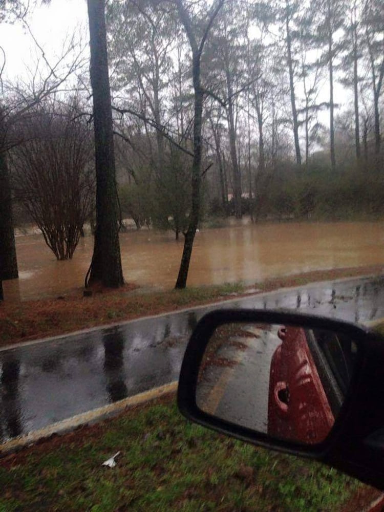 Flooding in Gilmer County