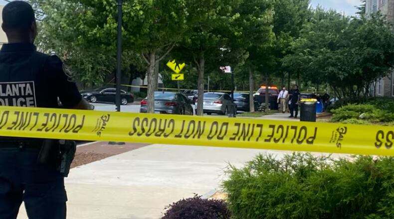 Atlanta police are investigating a fatal stabbing Sunday afternoon outside a Buckhead apartment complex.