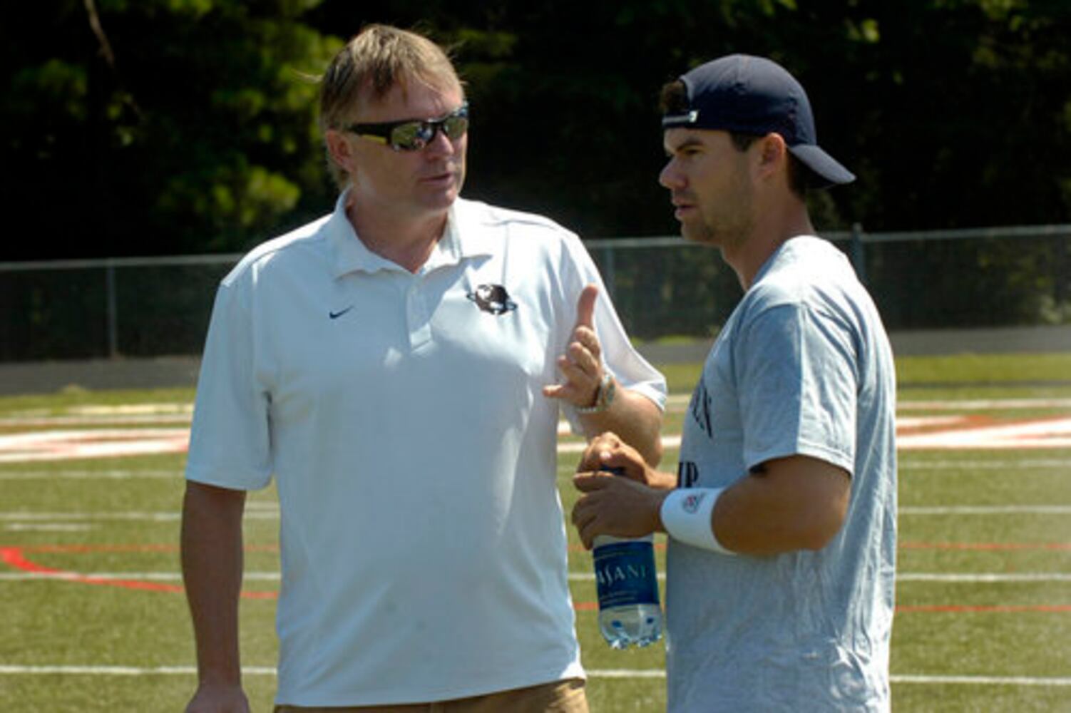 Brandon Coutu seeks Morten Andersen's kicking advice