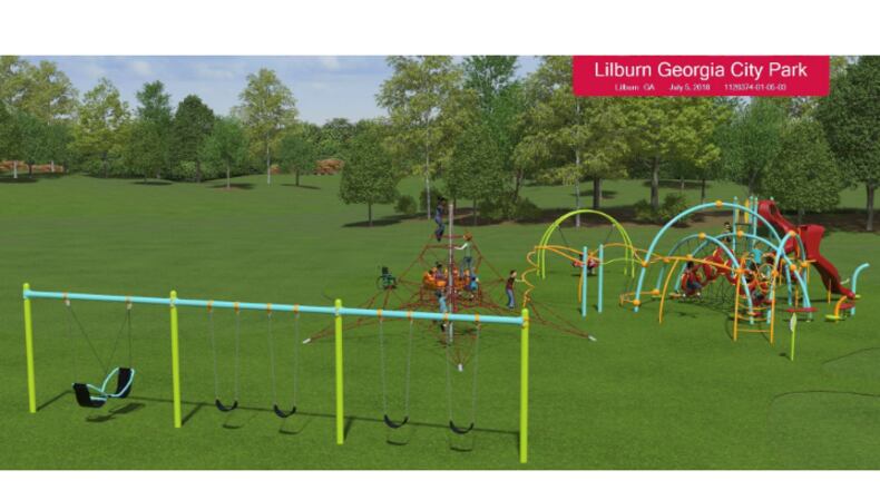 Lilburn has ordered new playground equipment for its city park.