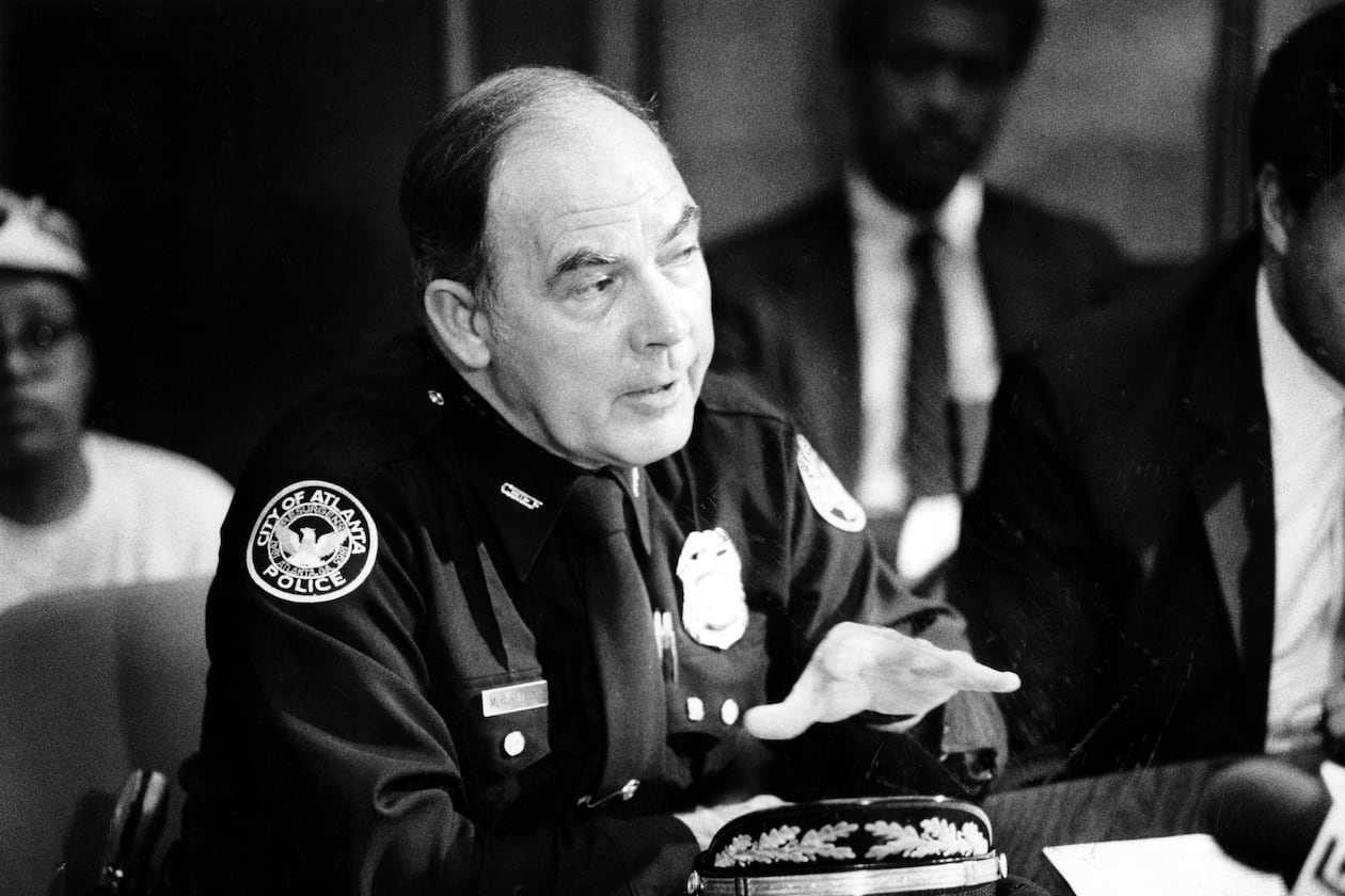 Morris G. Redding headed up the Atlanta Police Department from 1982-90, leading the department when Atlanta hosted the Democratic National Convention in 1988.