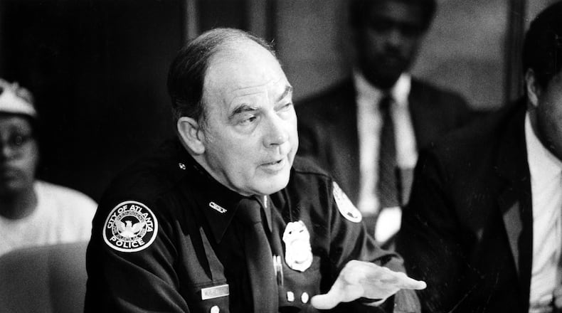 Morris G. Redding headed up the Atlanta Police Department from 1982-90, leading the department when Atlanta hosted the Democratic National Convention in 1988.