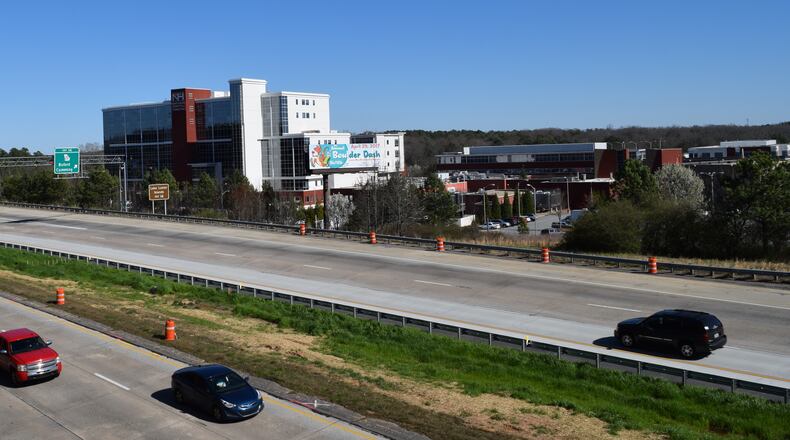 The main building of Northside-Forsyth Hospital campus along Route 400 in Cumming recently underwent a $30 million dollar adding three floors. Marty Farrell for the AJC
