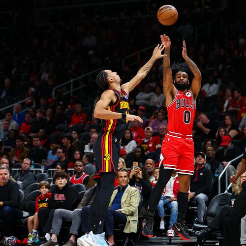 The Hawks lost their third straight game on Sunday to the Chicago Bulls, surrendering 152 points in the process. (Colin Hubbard/AP)