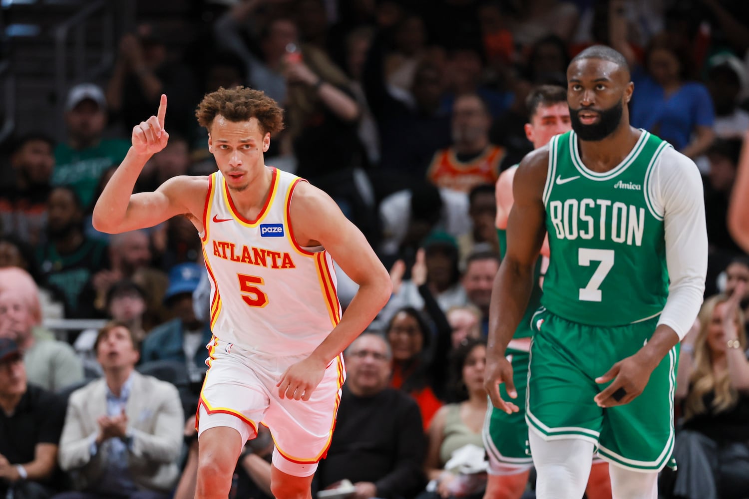 Atlanta Hawks host the Boston Celtics