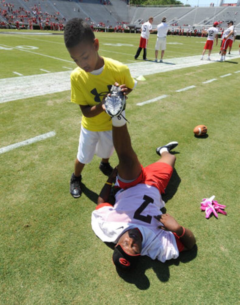Bulldogs battle in G-Day scrimmage