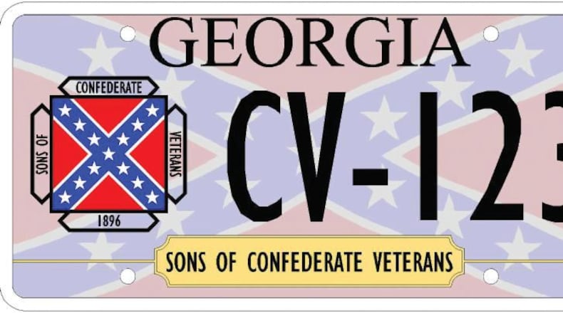 Georgia's new license plate commemorating the Sons of the Confederacy features the Confederate battle flag more prominently than in the prior design. The emblem, incorrectly referred to in popular culture as the "Confederate flag," was rejected as the national flag of the Confederate States of America in 1861.