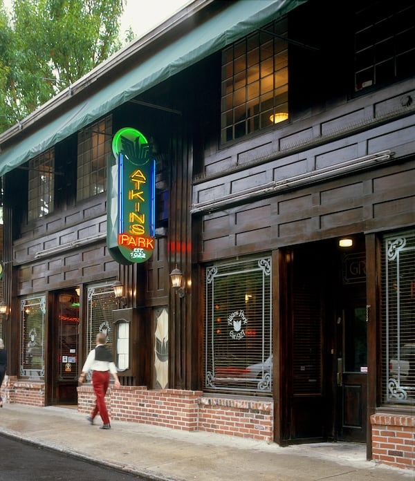 Atkins Park Tavern in Virginia-Highland opened in 1922.  (Courtesy of Atkins Park Tavern)