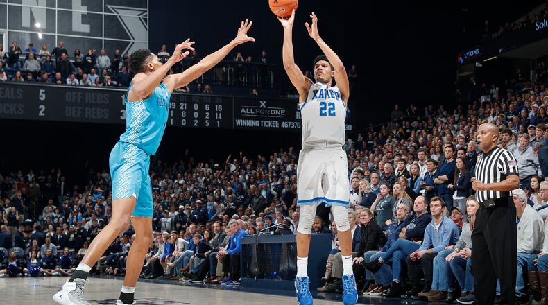 Kaiser Gates (22), an Alpharetta native and graduate of St. Francis High School, worked out with the Cleveland Cavaliers last week. Gates left Xavier a year early to pursue a career in the NBA.