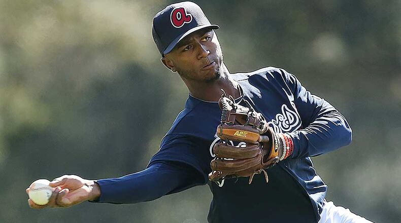 Shortstop prospect Ozzie Albies will begin the season in Double-A Mississippi.