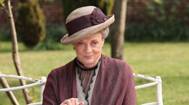 Dame Maggie Smith as Violet Crawley, the Dowager Countess, is one of the most memorable characters in “Downton Abbey. Smith has won two Academy Awards in her long and distinguished career and could end up vying for a third if a big screen version of the popular series comes to fruition (AP Photo/PBS, Carnival Film & Television Limited 2011 for MASTERPIECE, Nick Briggs)