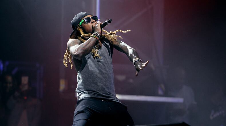 Lil Wayne, clearly not retired at Music Midtown! ((Akili-Casundria Ramsess/Special to the AJC)