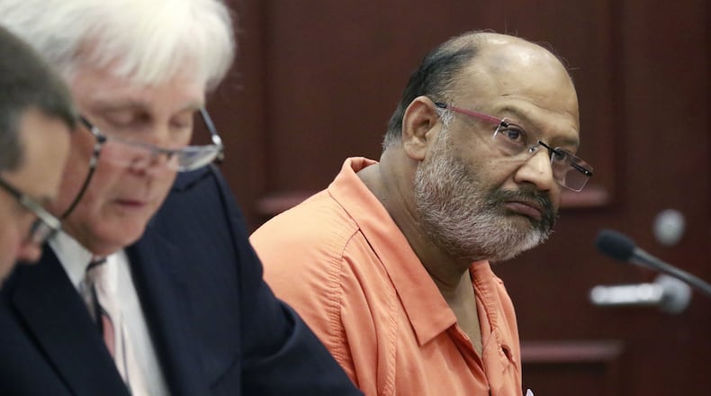 Dr. Narendra Nagareddy (shown at a 2016 court apperance) has been indicted in connection with the overdose deaths of six patients. BOB ANDRES / BANDRES@AJC.COM