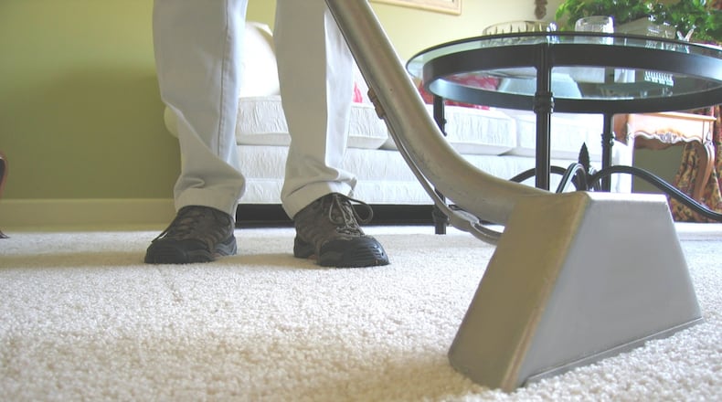 This is the perfect time to clean the carpets.