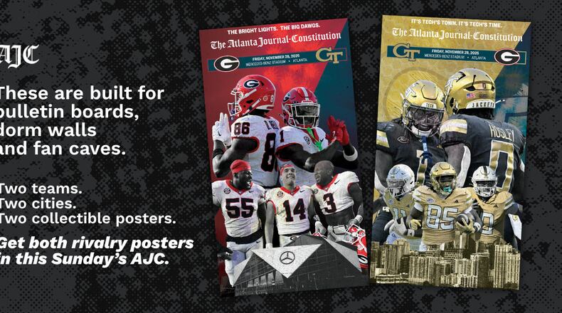 Full-page commemorative posters will be available on Sunday, Nov. 23, 2025.