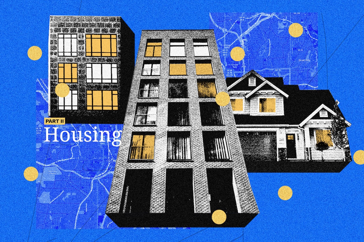 (Photo Illustration: Philip Robibero / AJC | Source: Getty, Unsplash)