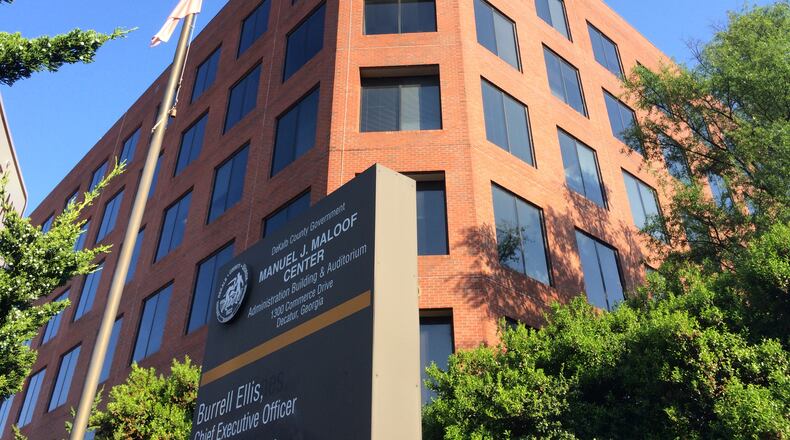 Property taxes for DeKalb County services will fall for city residents next year. Unincorporated DeKalb residents will pay the same tax rate. MARK NIESSE / MARK.NIESSE@AJC.COM