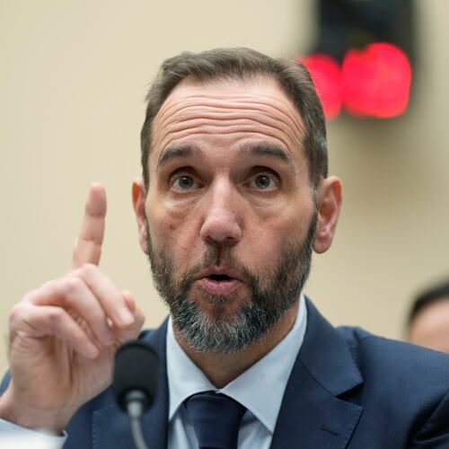 Former Justice Department special counsel Jack Smith testifies before the House Judiciary Committee at the Capitol in Washington, Thursday, Jan. 22, 2026. (AP Photo/Mark Schiefelbein)