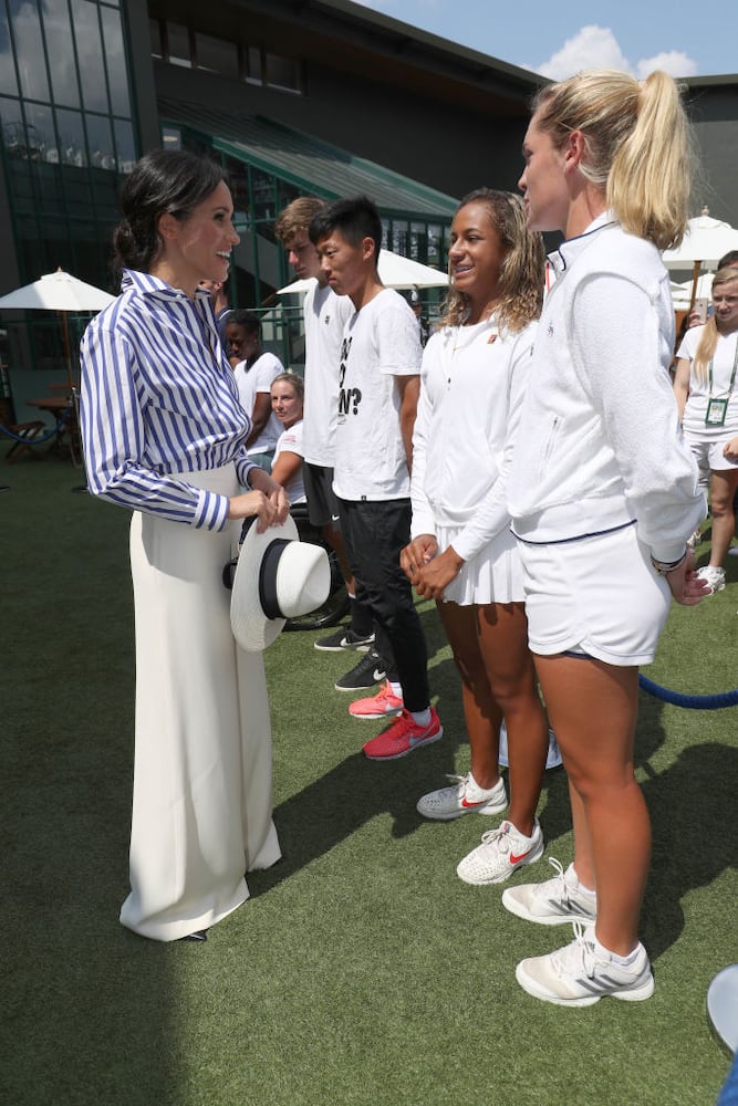 Photos: Meghan Markle, Kate Middleton attend Wimbledon