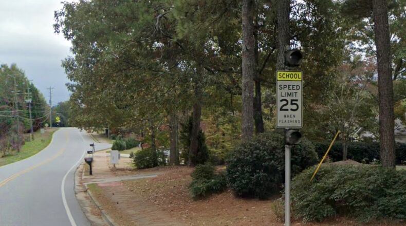 Cameras are now operational and enforcing speed limits at Chattahoochee Elementary School, Mason Elementary School and Coleman Middle School. Duluth Middle School began its 30-day warning phase Jan. 14. (Google Maps)