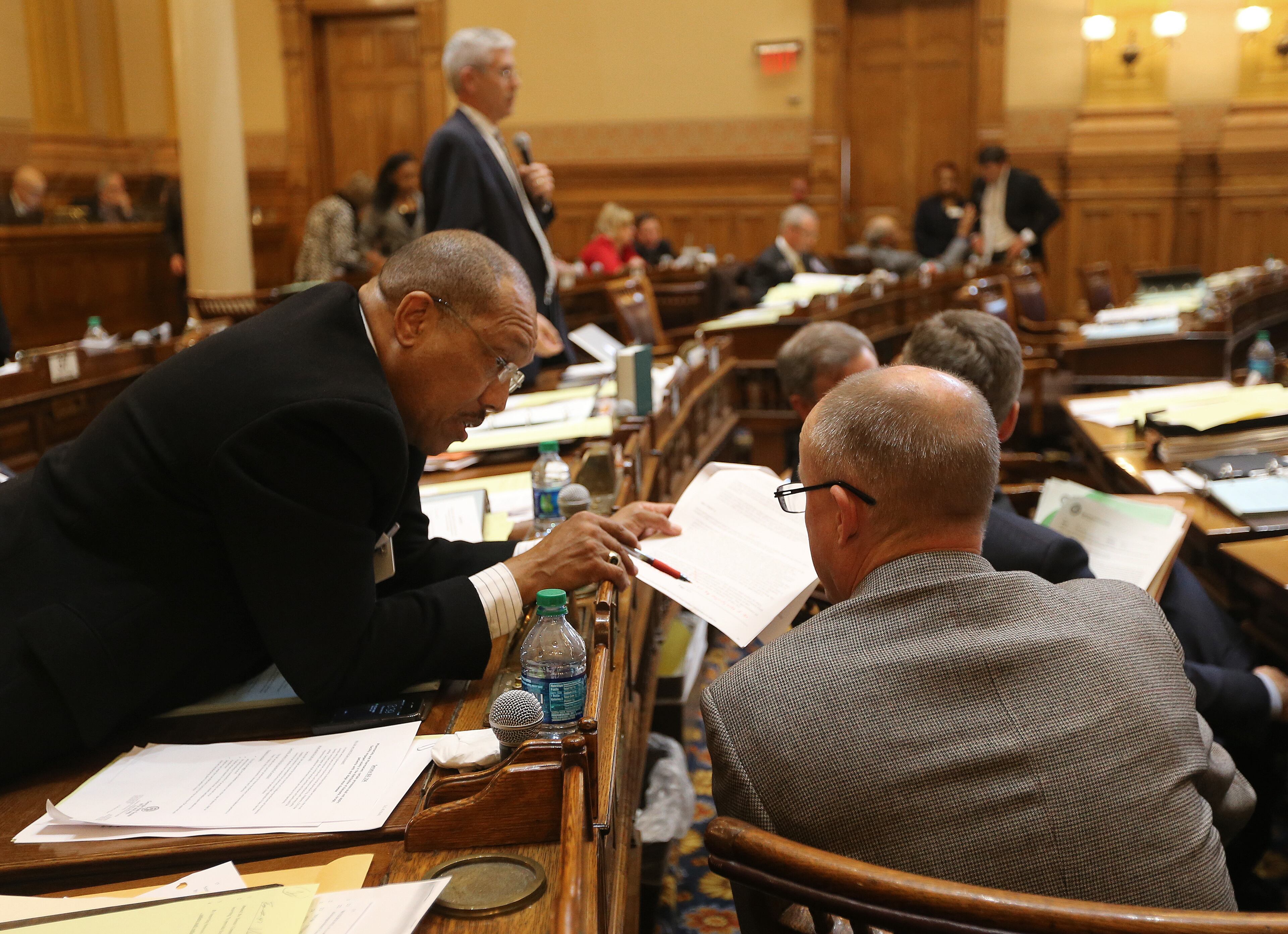 Before he was a judge, the late Ronald Ramsey was a Democratic state senator, as seen in this 2015 photo.