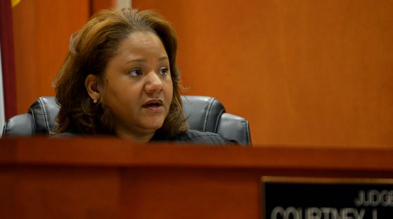 Lawyers for Burrell Ellis are asking Superior Court Judge Courtney Johnson (above) to allow the state Court of Appeals to decide if a special grand jury investigating corruption allegations went beyond its charge or scope.